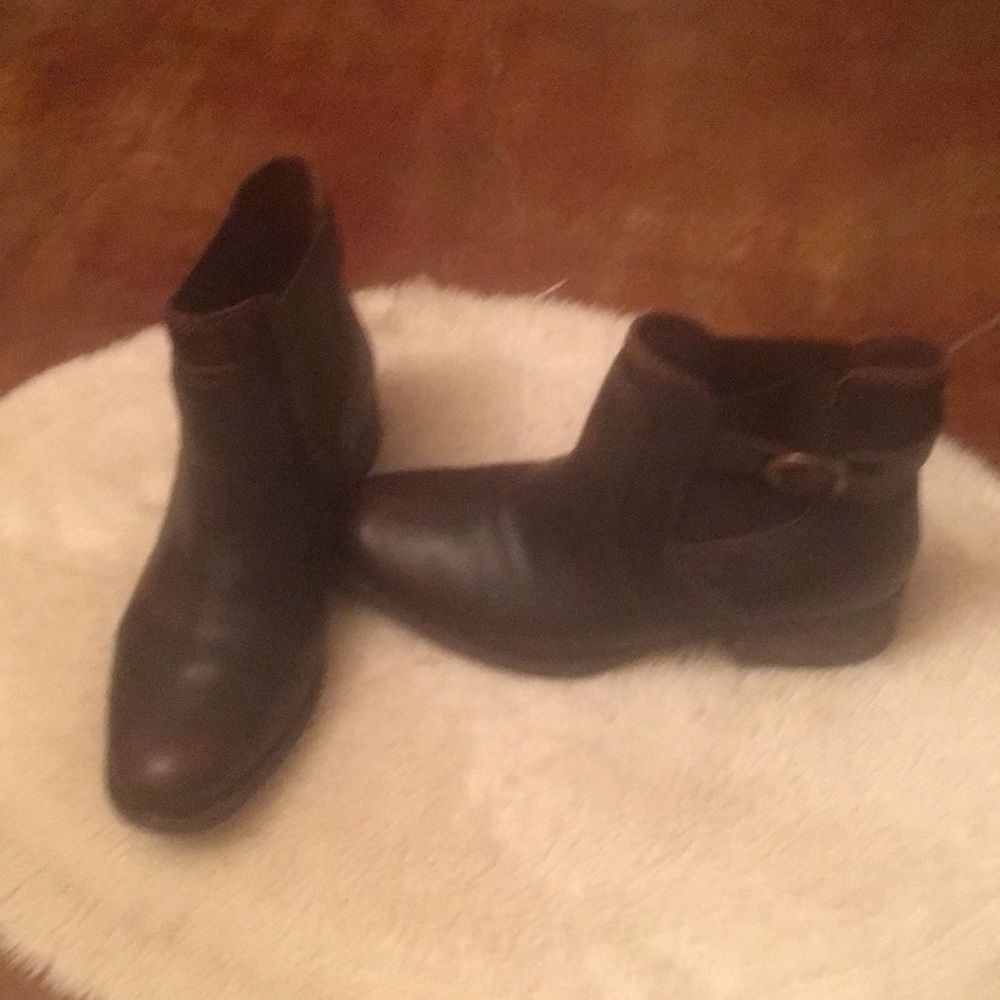 Born leather booties